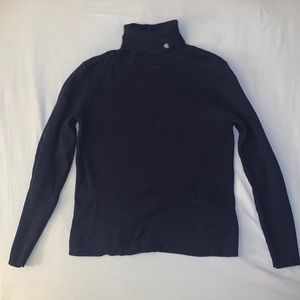 Ralph Lauren 100% cotton turtleneck Navy Blue